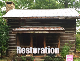 Historic Log Cabin Restoration  Baker County, Georgia